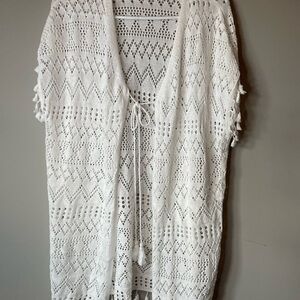 Cupshe white Knit Cover-Up